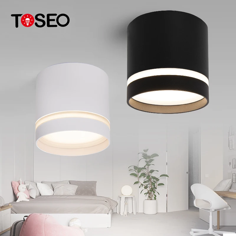 Pure Aluminium Ip65 Waterproof GX53 5w 7w Surface Mounted light fixtures ceiling LED Downlight