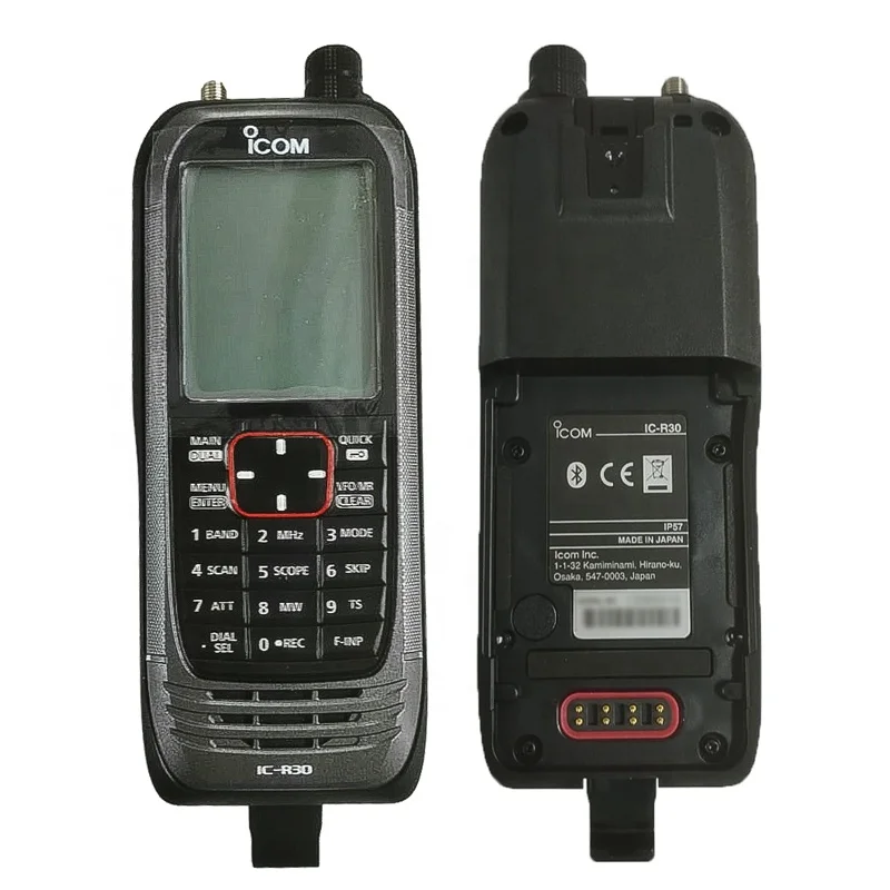 IP57 Digital and Analog  ICOM IC-R30 Wide Band FM/AM/SSB/CW Scanner Handheld Receiver