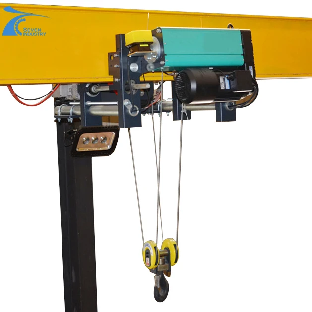 10ton single girder overhead traveling bridge crane for steel mill workshop