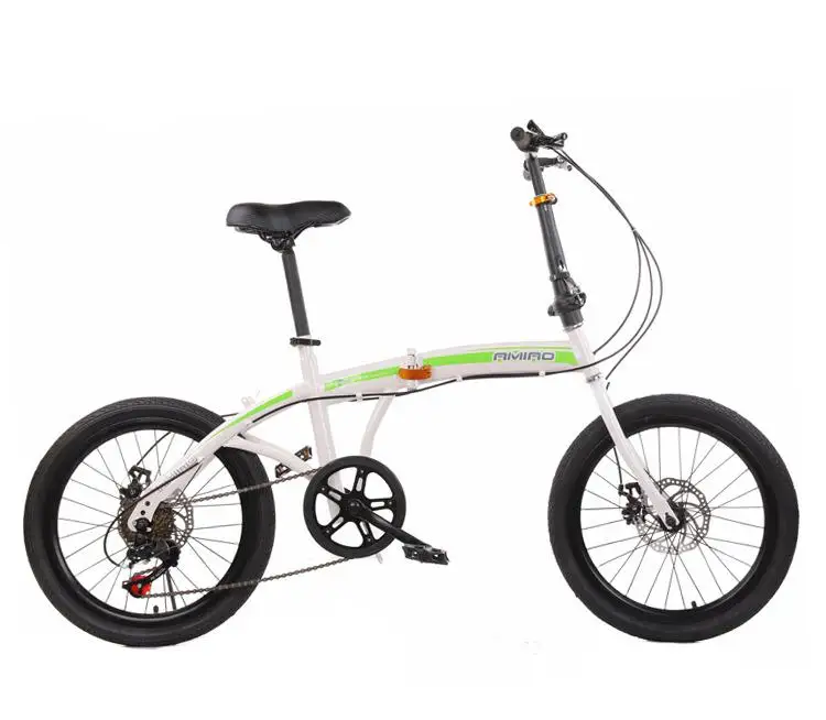 Wholesale new folding bicycle 20 inches adult students variable speed portable bike foreign trade bike folding
