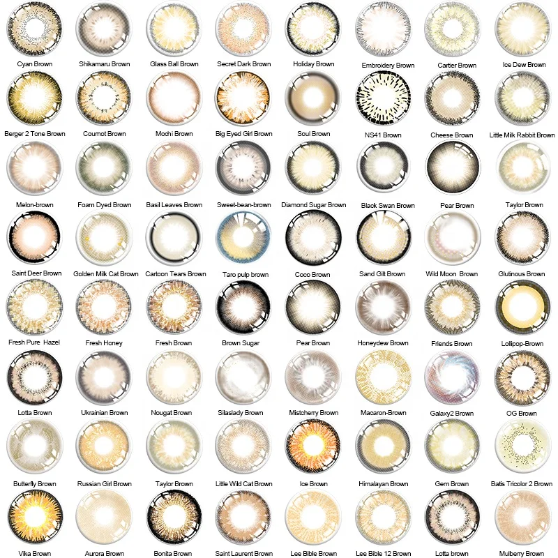 Mill Creek yearly disposable color contact lens big eyes lens candy anime colored contact lenses