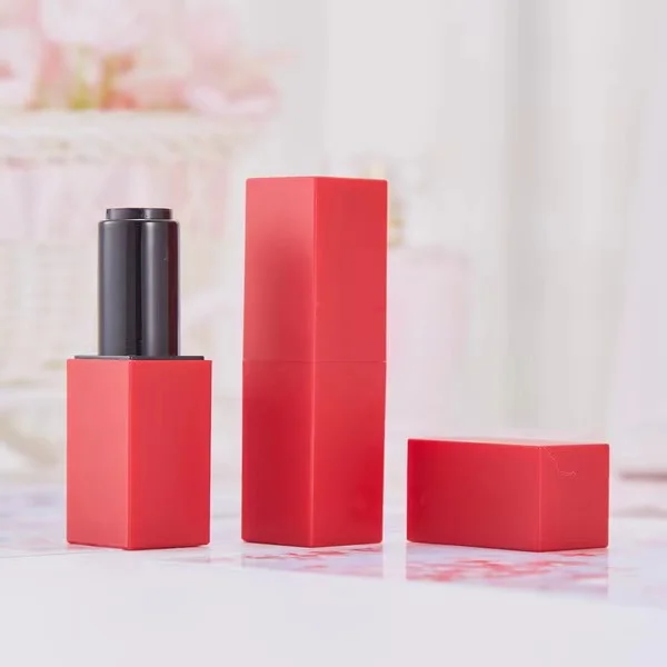 Private label lipstick square tube magnetic low moq lipstick tubes in our store