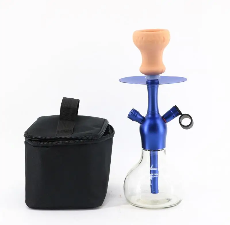 Personalized Custom Made Glass Hookah Bag Shisha Small Hukka Packaging Case for Turkey Market