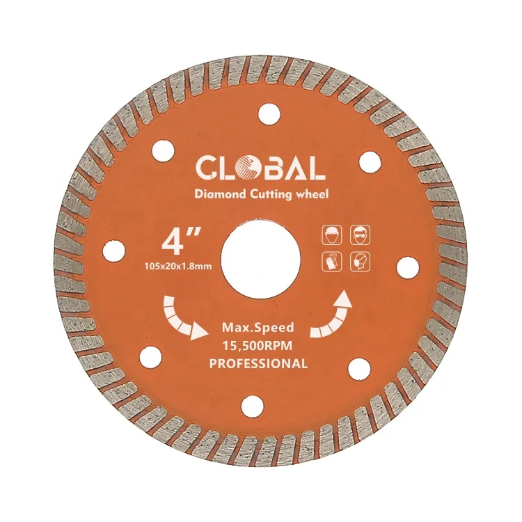 High Quality 105 mm Diamond Cutting Wheel Blade 4' Cutting Disc Tools Circular Saw Blade For Marble