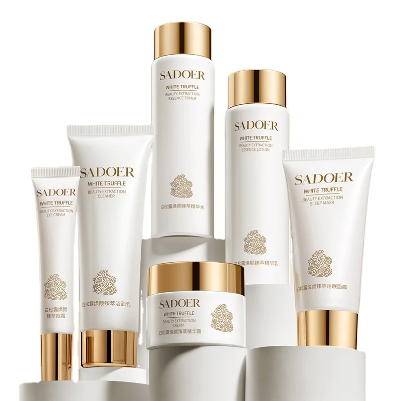 OEM SADOER White Truffle 6 Piece Moisturizing Niacinamide Firming Brightening Skin Care Set