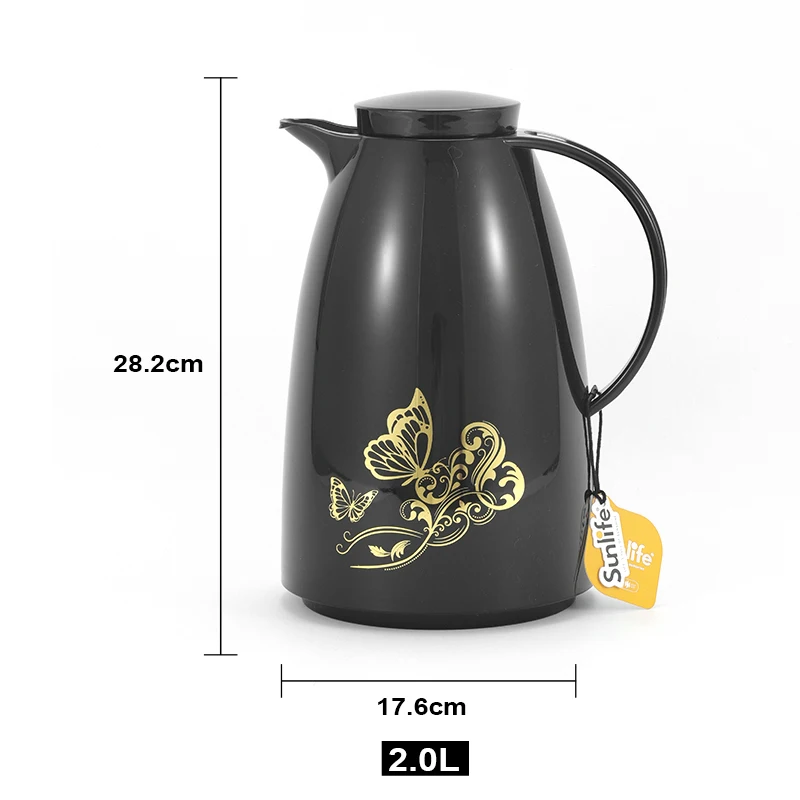 SUNLIFE Arabic Style high quality Day Days Vacuum Flask Food Grade PP Body Thermos arabian coffee pot