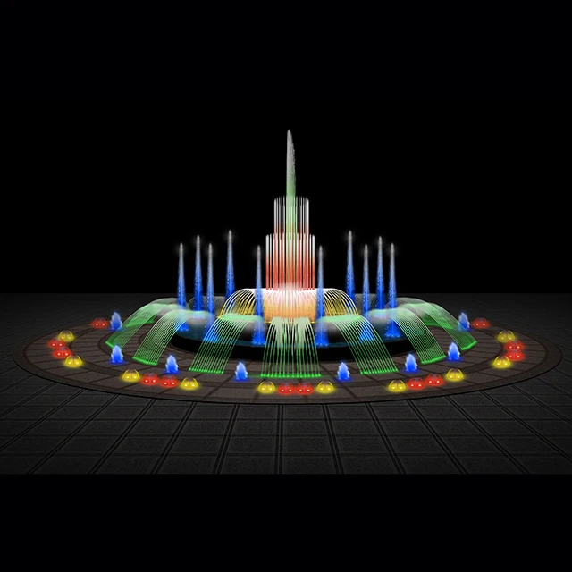 Large Outdoor Round Shape Modern Garden Design Dancing Musical Water Fountain Images
