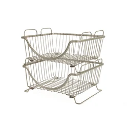 Yanyi Farmhouse Storage Basket Metal Crafts Fruit Basket Wire Other Metal Furniture