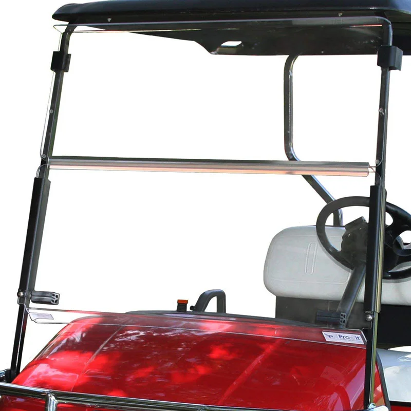 Club Car DS Clear Windshield 00.5 -UP High Quality Golf Cart Folding Acrylic