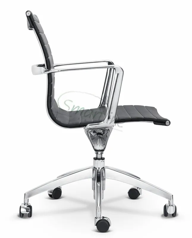 Comfortable Ribbed Aluminum Commercial Office Chair