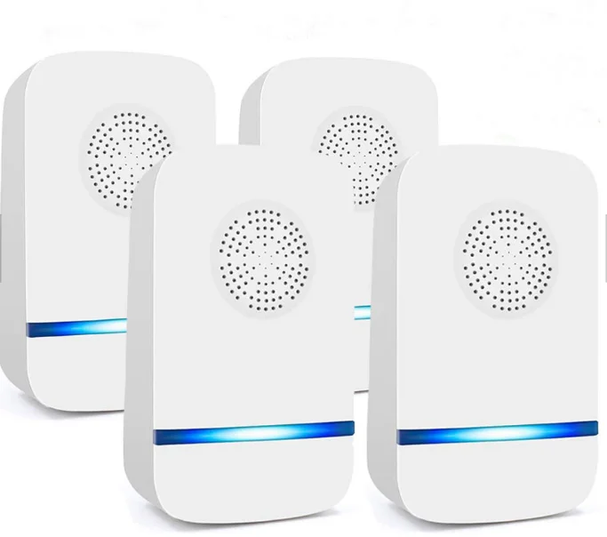 Amazon Best Seller 2021 Upgraded Ultrasonic Mouse Pest Repeller Electronic Ultrasonic Insect Repellent with Night Light