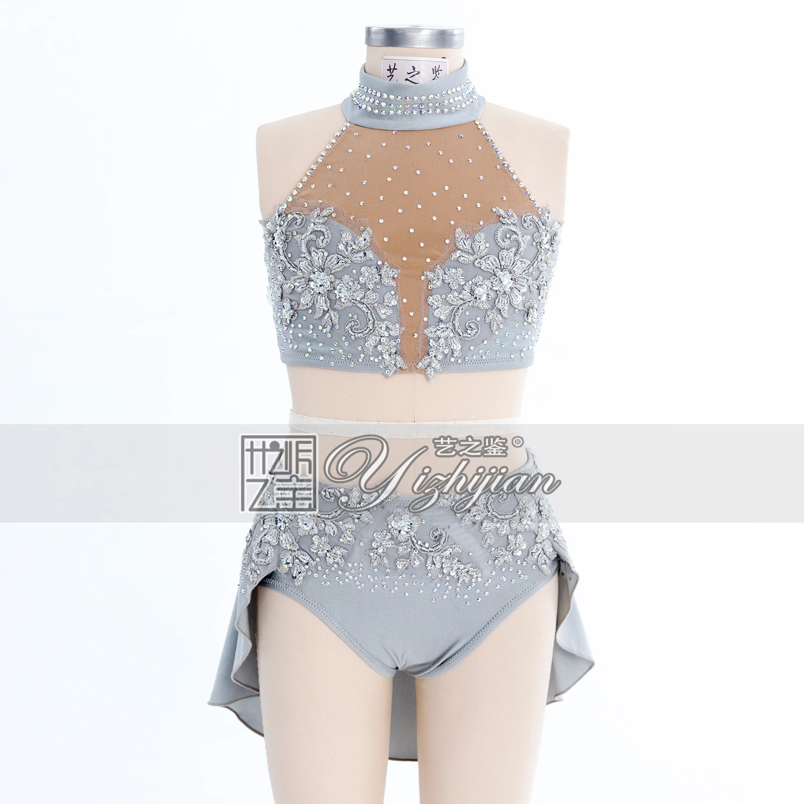 YIZHIJIAN Jazz Clothing Customized Artistic Gymnastics Costume Skills for Figure Skating Professional Performance