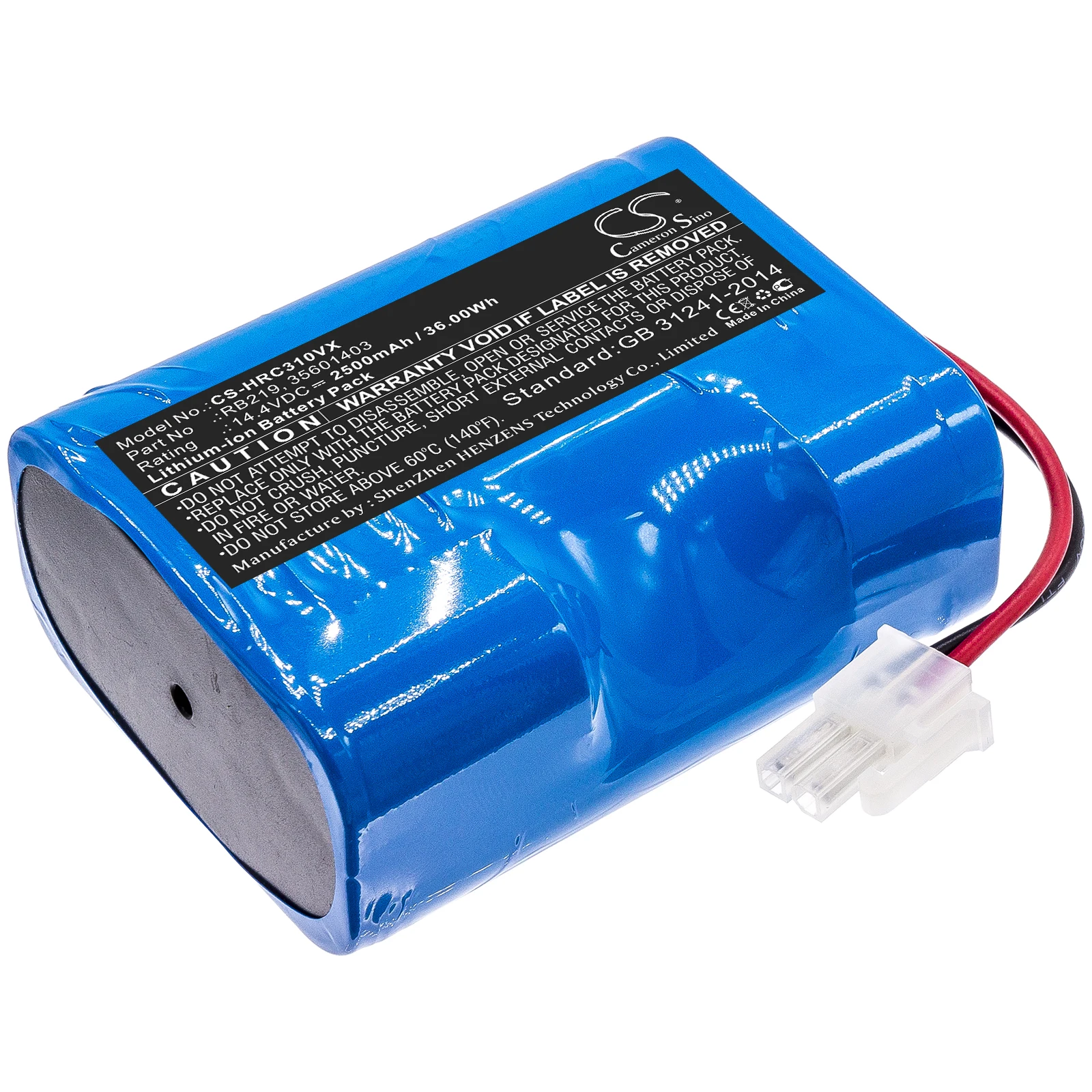 Battery for Hoover RBC030RBC031BRBC040RBC040019RBC050RBC070RBC090RBC050/1011RBC090/1001RBC090011RBC070011RBC050011