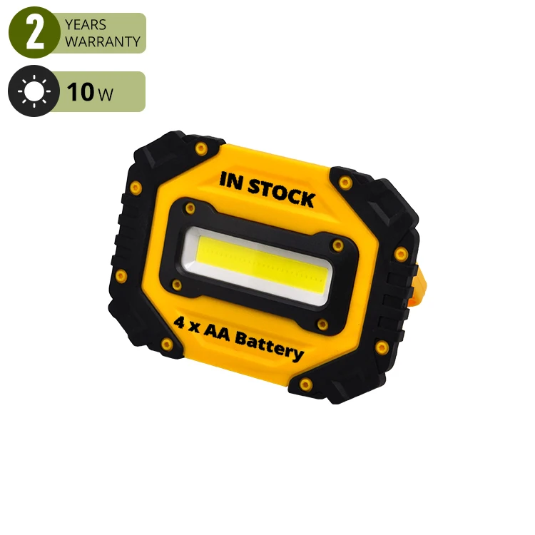 New waterproof quake proof with Stand removable AA Battery Cordless 10W Portable flexible temporary COB LED Work Working Light