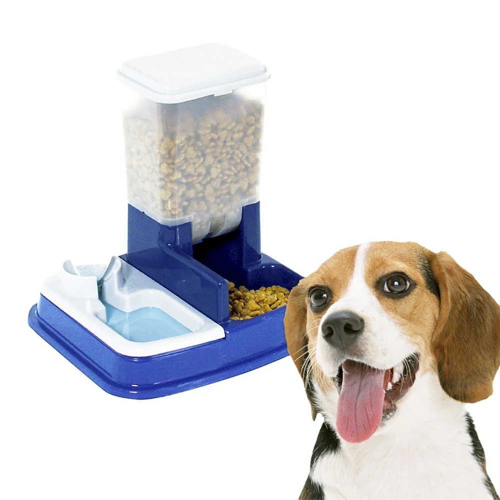 
Cat and Dog Double bowl feeders Food water dispensers automatically feed pet feeders 