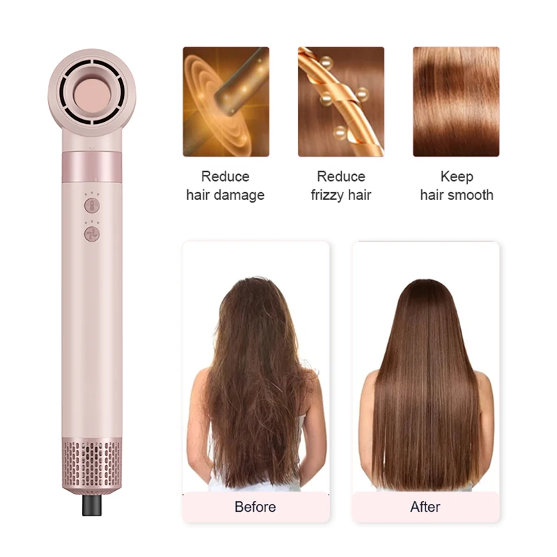 Professional 5 In 1 Hair Dryer & Volumizing Brush Stock One Step Hair Dryer And Styler Electric Hot Air brush straightener set