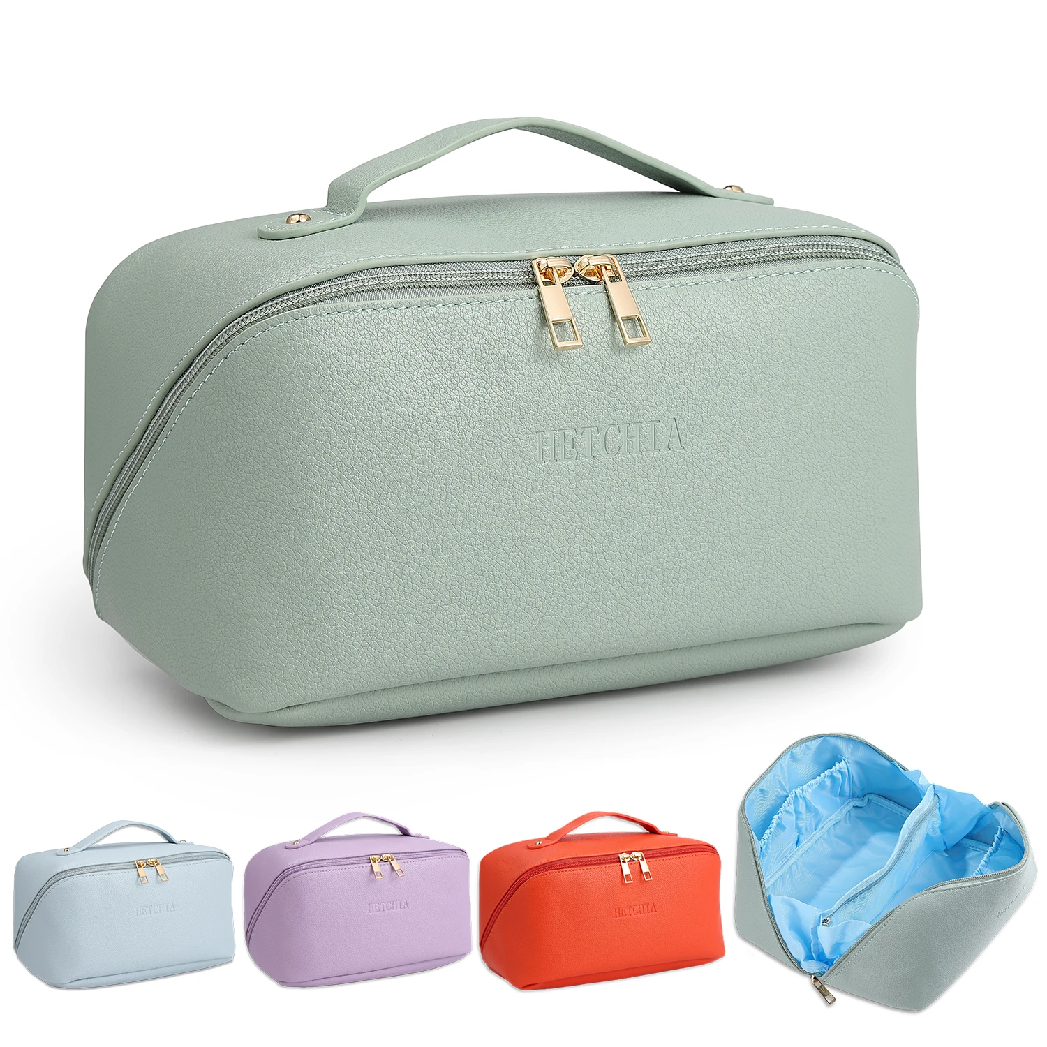 In Stock Beauty Bags Women Handbags Ladies Convenient To Carry Travel Woman Bag PU Cosmetic Bag