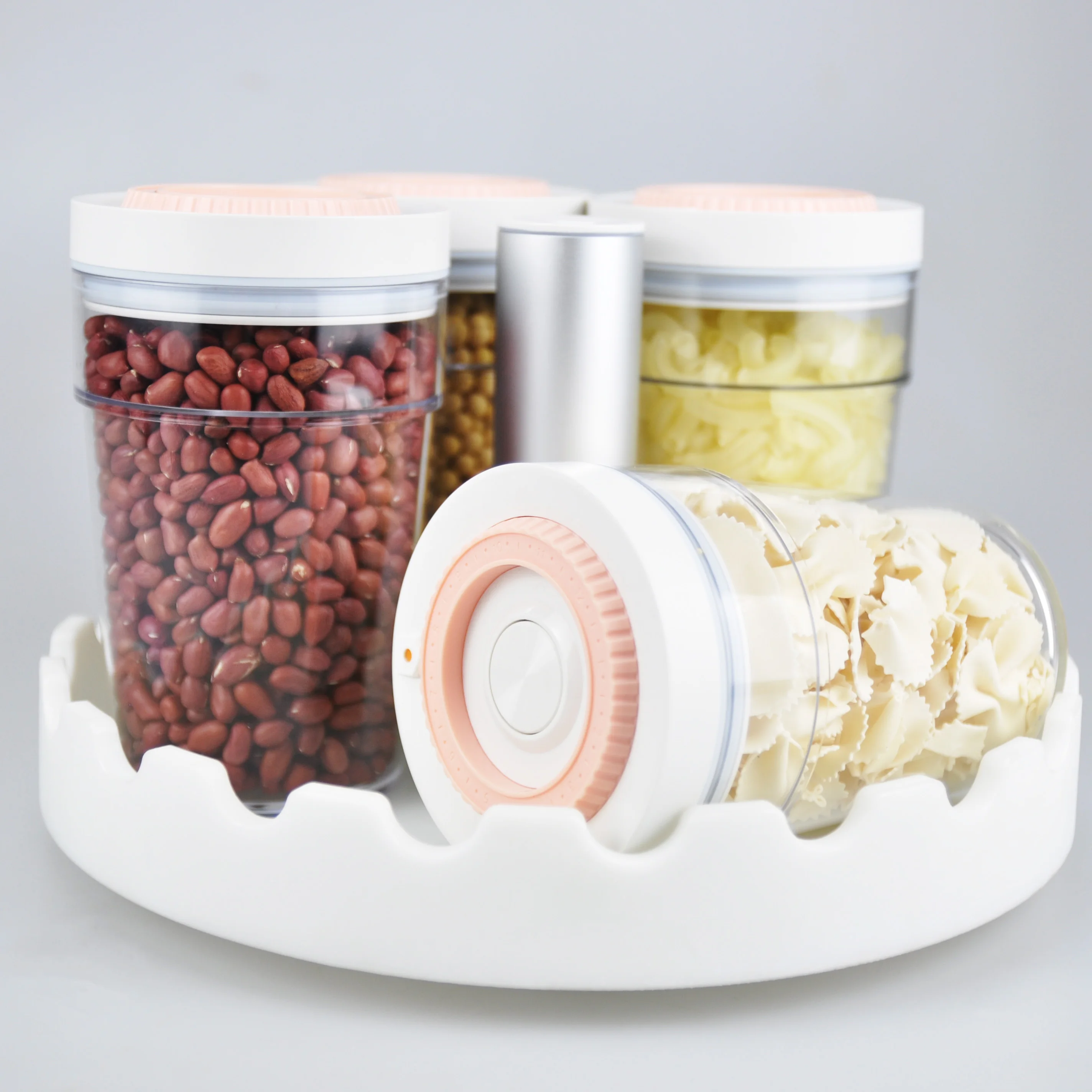 Vacuum Containers With Pump For Food Storage With Air Valve