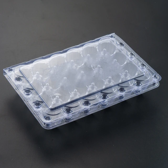
Custom Packs Clear Cartons Blister Plastic Quail Egg Box 