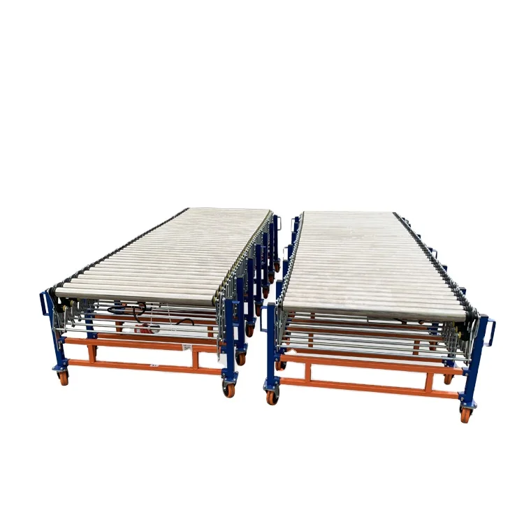 Ready to Ship in Stock Fast Dispatch portable Stainless Steel  roller wheel  Conveyor