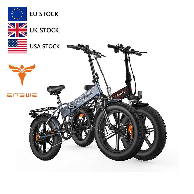 Электрический горный велосипед ENGWE EP-2PRO ЕС 250 Вт, 20 дюймов, с толстыми шинами, Электрический гибридный велосипед 48 В, 13 А