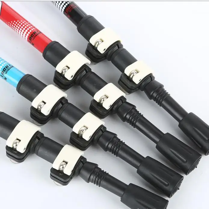 
 Custom 3-section telescopic folding Aviation Aluminum 7075 tracking walking hiking Sticks Trekking Poles  