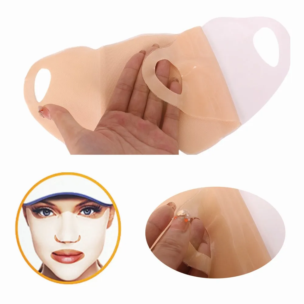 Hydrogel Korea Cooling Uv Detection Patch Cosmetic Best Selling Sunscreen Golf Sun Protector Face Mask