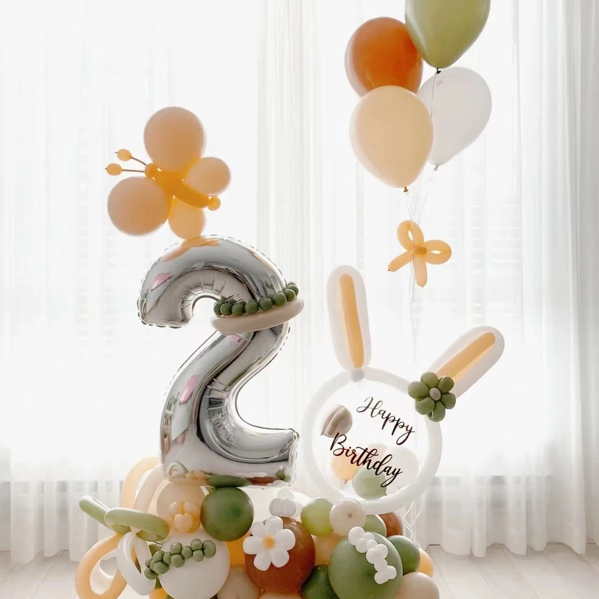 Ins Decoration Balloon Happy Birthday Wedding Masquerade Party Supplies 32 inch gold/silver/rose gold/blue number balloons