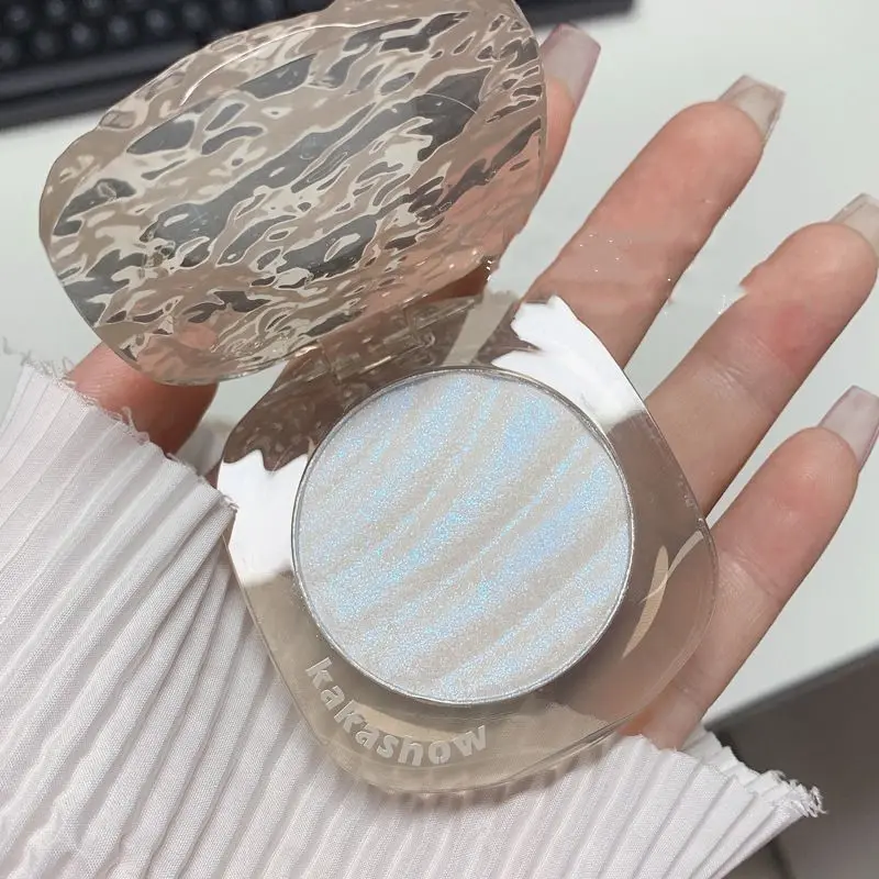 CVZ Low MOQ Single Color Highlighter Powder Flashing Contour Delicate Pearlescent Brightening High Gloss Powder