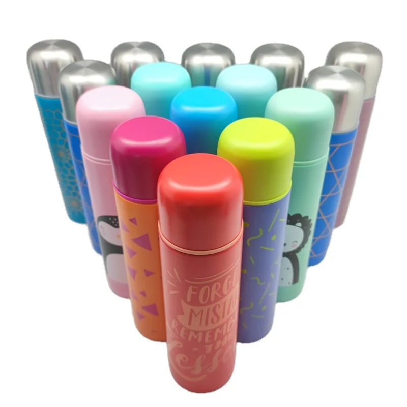 Made In China Stainless Steel Vacuum Flask Silver Sublimation Bullet Tumblers Thermos 1000Ml
