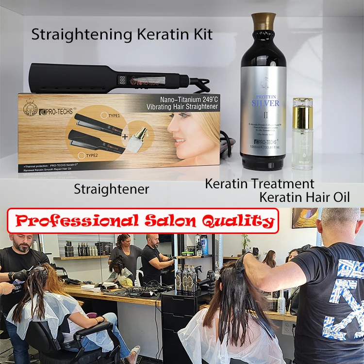 Wholesale Blond hair Protein Silver Collogan Smooth Keratin Hair Straightening Cream Keratin Treatment