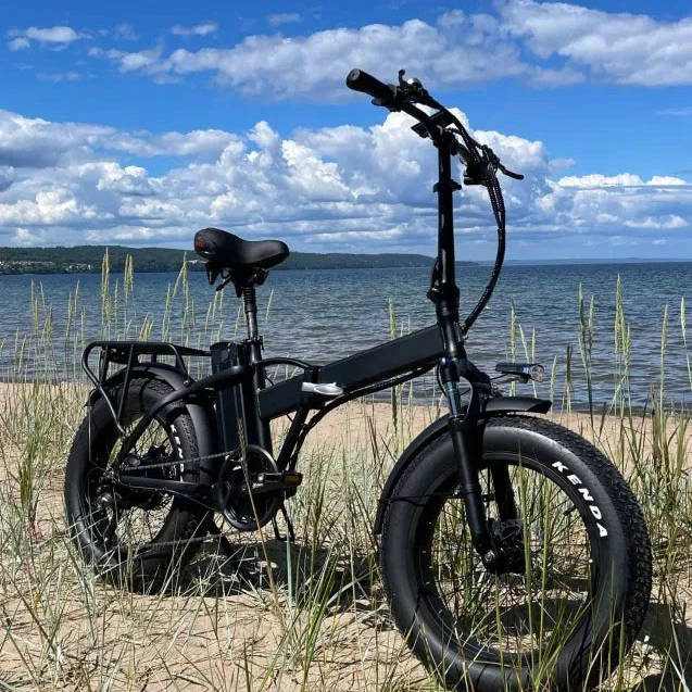 TOODI GW20 EU Warehouse Stock Cheap Electric City Bike Bicycle With Battery 48V15Ah 20*4 inch Folding Electric Bike Bicycle