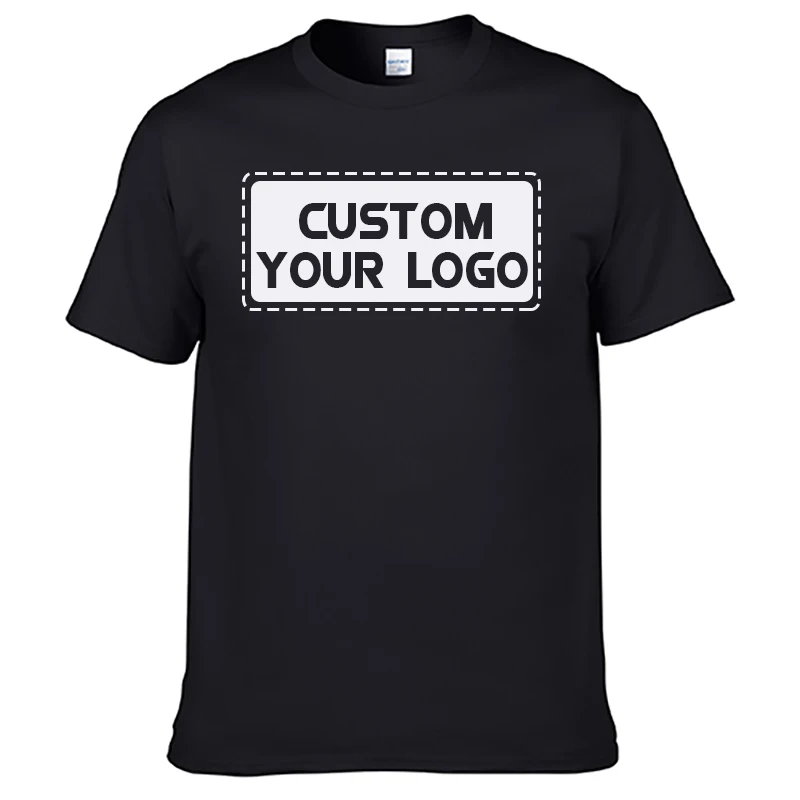 hot sale 100% cotton customized logo regular simple solid color causal style cheap comfortable t-shirts