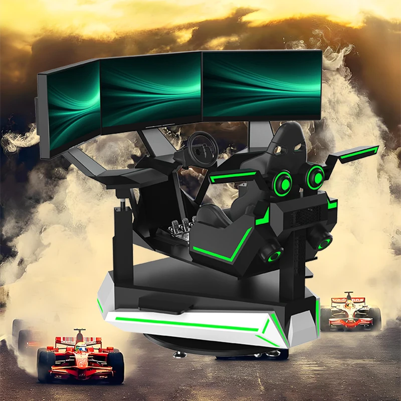 Racing Driving Simulator Arcade VR Dynamic Motion Race Car Driving 9D VR Racing Simulator