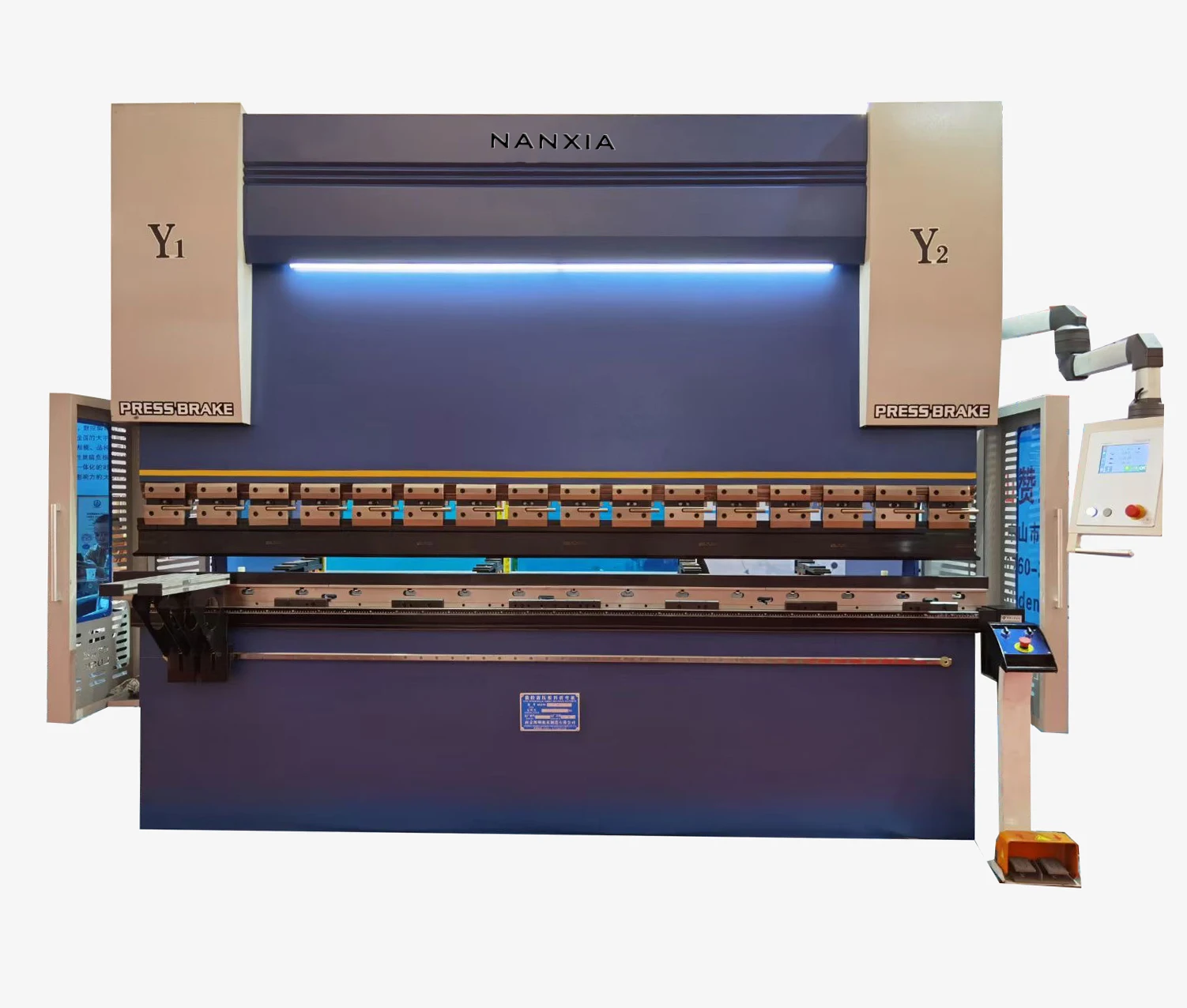 8 axis with DA69T 3D system CNC press brake plate bending machine