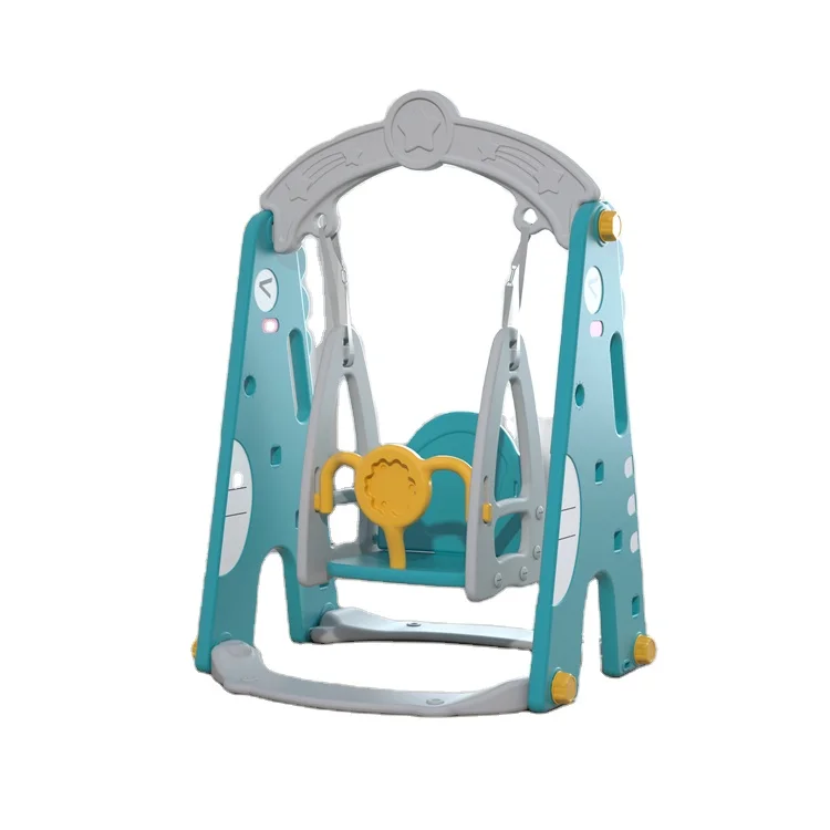 2024 Modern design low price indoor and outdoor dinosaur plastic beam swing plastic child single swing for children