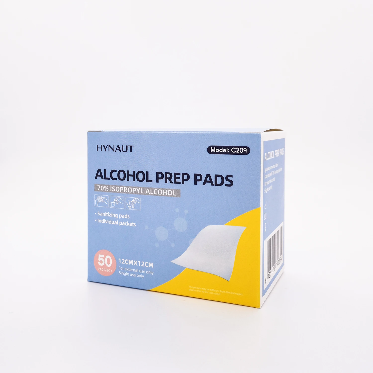 Alcohol prep pad alcohol wipes OEM your logo manufacture directly supply