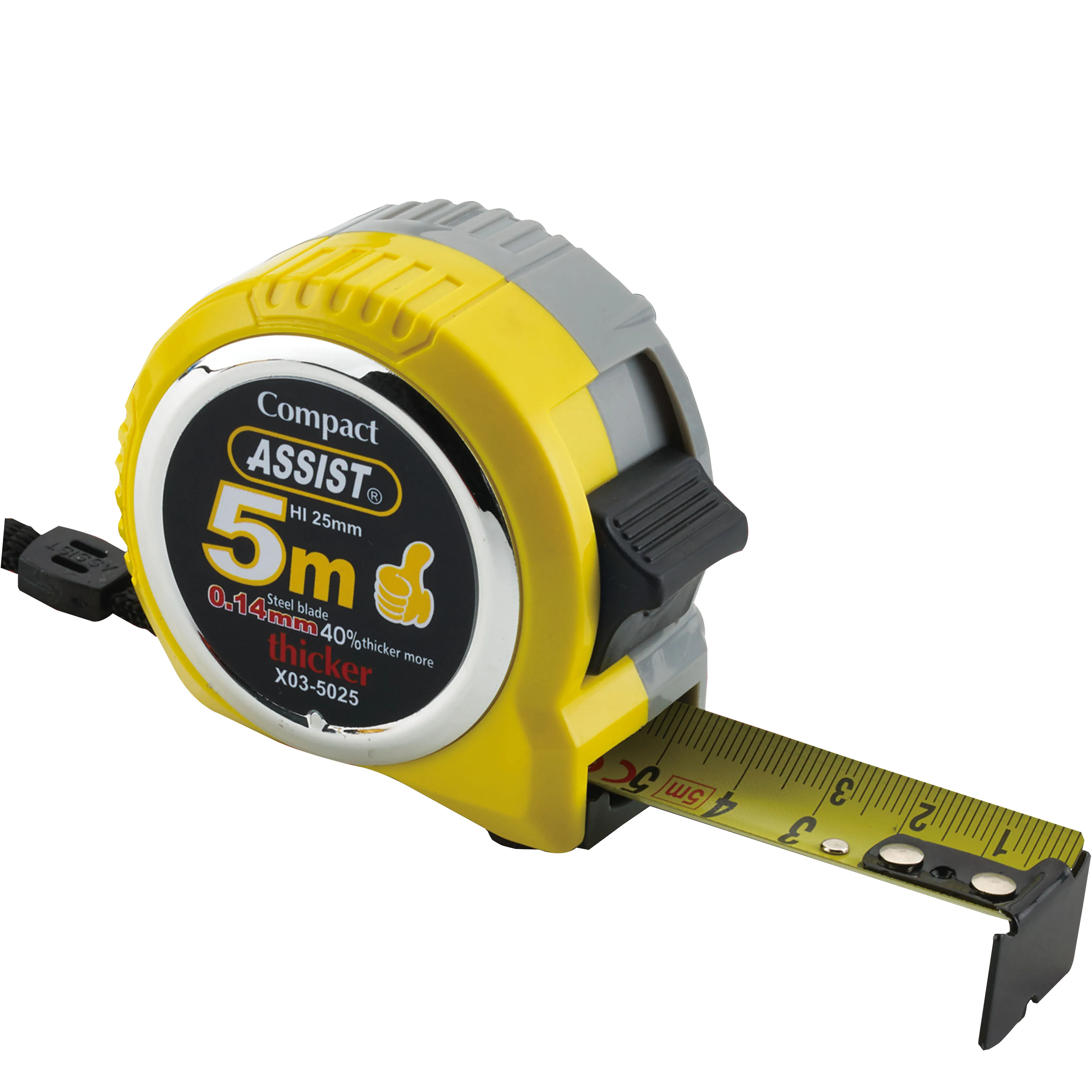 Assist brand  measuring tape 3m 5m 8m 10m self lock tape measure mini measuring tape