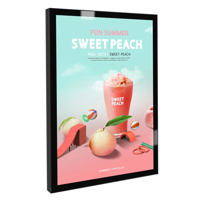 Hanging Drive Thru Menu Board LED Menu Display Light Box