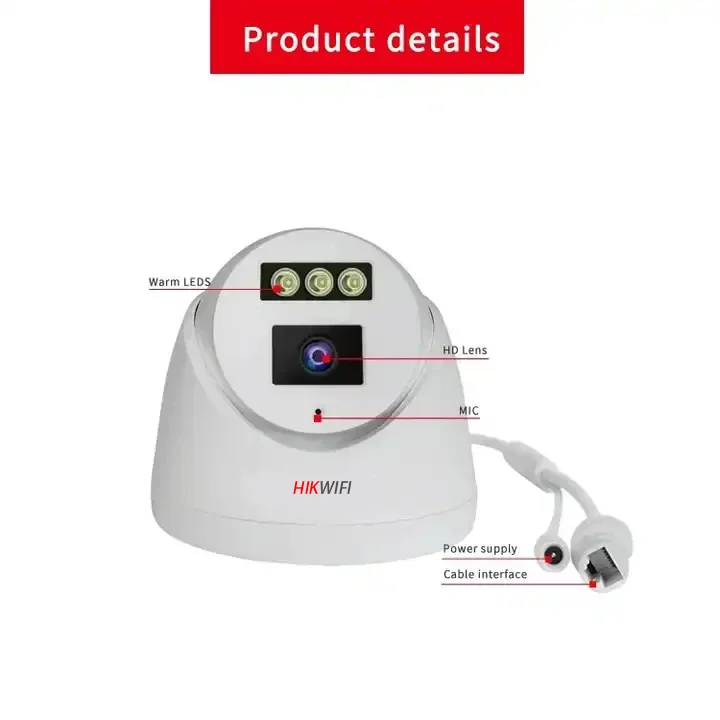 HIKWIFI 8ch Full Color 4K/8MP CCTV Camera Kit with Audio Smart NVR POE System for Home Security Surveillance Systems