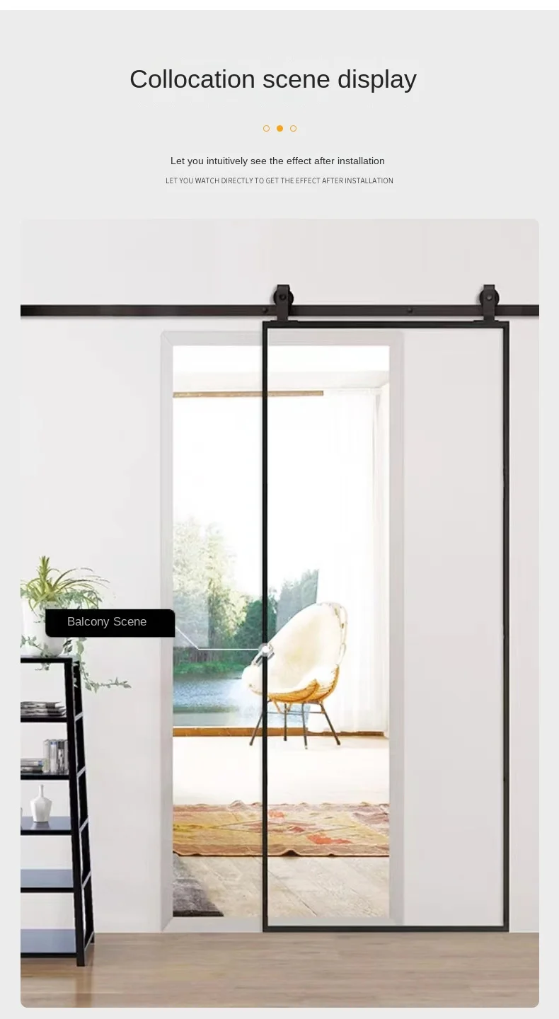 Single Door Wrought Iron Modern Luxury French Door Simple Elegant Design Glass Steel Swing Enter Aluminium Doors