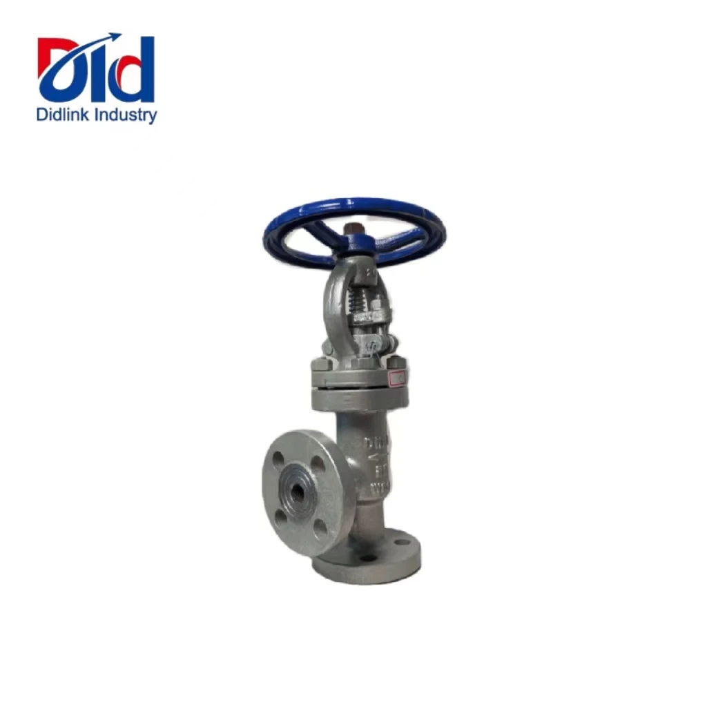 High quality bellow seal globe valve Shut Off Valve Steam stainless Steel Flange DIN PN16 bellow Globe Valve