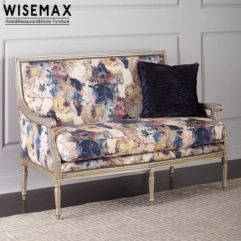 WISEMAX мебель дом диван набор роскошный для дивана Роскошная гостиная в китайском стиле резьба по дереву птица ткань стул