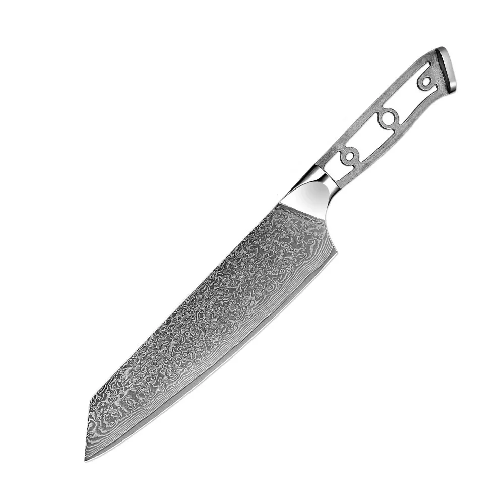 XITUO Handmade DIY Blades Damascus Steel Kitchen Knife Blank Blade 67 Layers VG10 Sharp Tool Personalized custom DIY knife