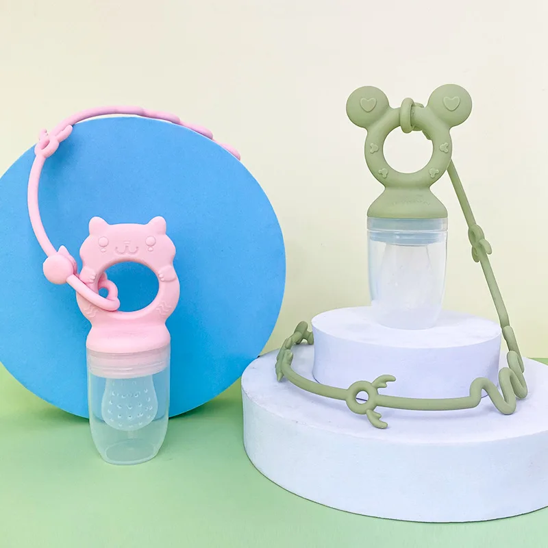 New Arrival Food Grade Bpa Free Chewable Infant Soother Silicone Baby Pacifier Chain For Kids