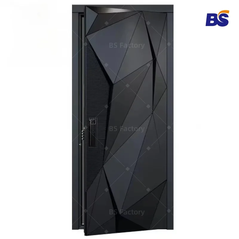 Keyless Swing Wit French Shop Wood Double Door, Modern Big Single Lock Green Front Entry Fiberglass Door