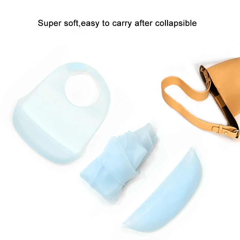 2022 New Summer Cool Waterproof Soft Silicone Baby Bib BPA Free Nude Transparent Lure Light Weight Neutral Toddler Bibs