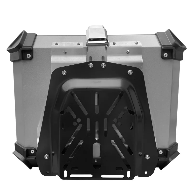 45L Quick Release Motorcycle aluminum top box Scooter Storage top box motorcycle tail box