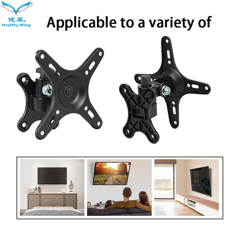 LCD stand Hot Selling Multifunctional Tilt Bracket Mounts Adjustable 75*75/100*100mm Tv Bracket Wall Mount