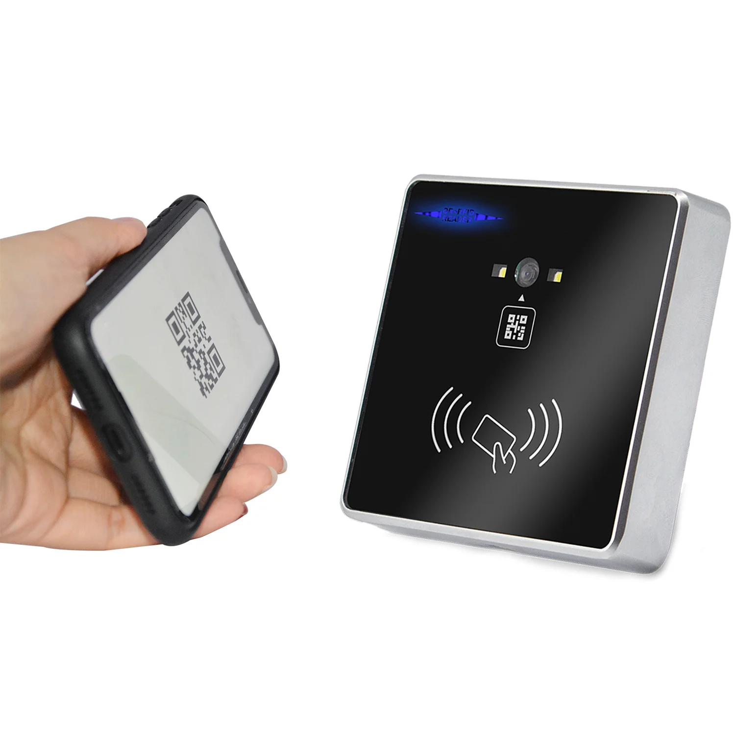 Прочный 1D 2D NFC QR с фиксированным креплением TCP IP сканер штрих-кода для турникет дверной
